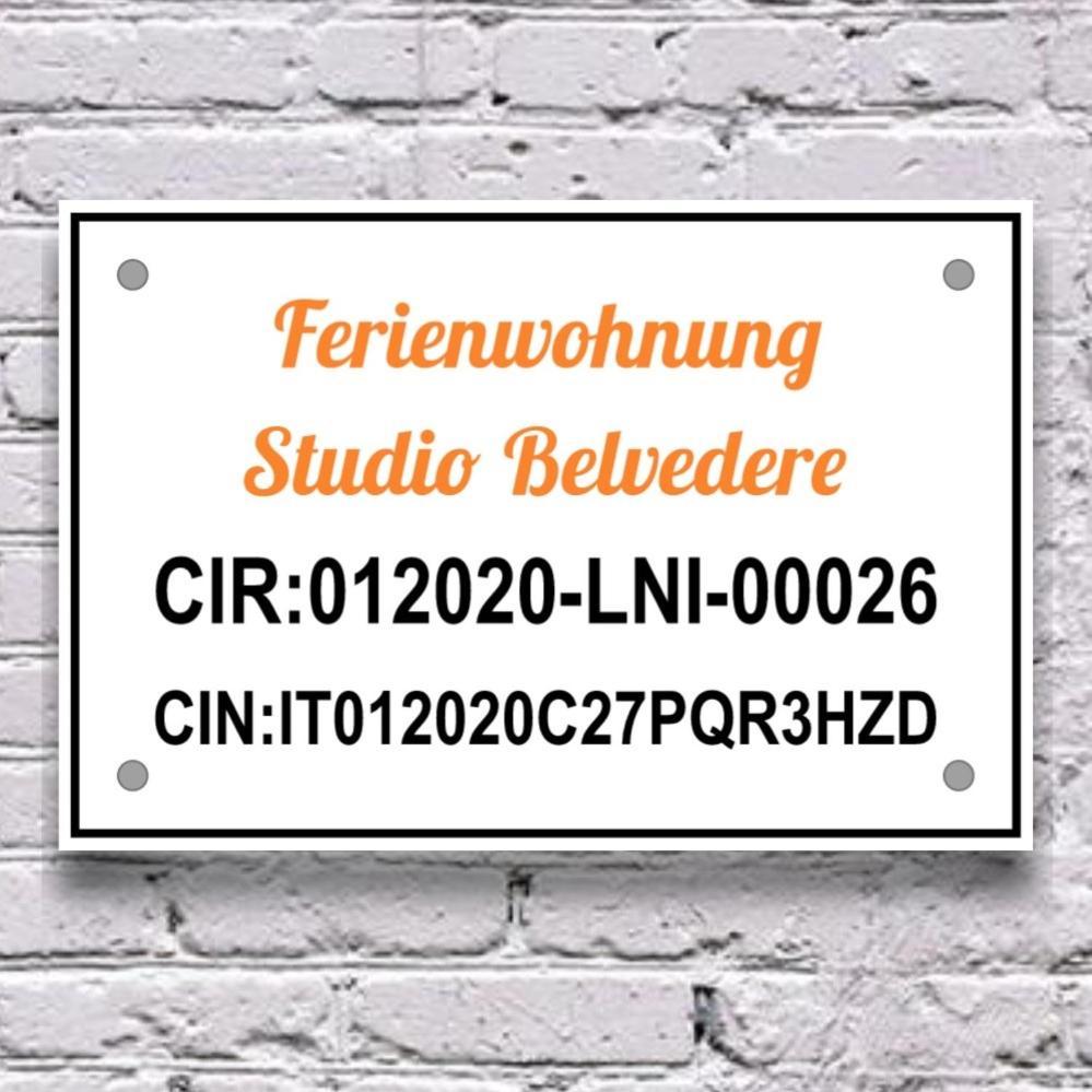 Ferienwohnung Studio Belvedere Brezzo Exterior foto